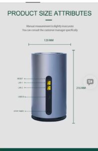 AX4800 WiFi 6 5G Indoor Router – Dual-Band AX6000 High-Speed 5G CPE with Gigabit LAN & 128 Device Support
