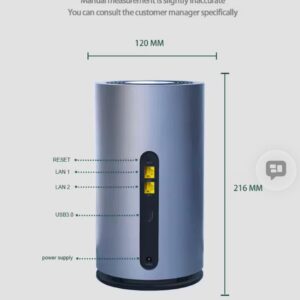 AX4800 WiFi 6 5G Indoor Router – Dual-Band AX6000 High-Speed 5G CPE with Gigabit LAN & 128 Device Support