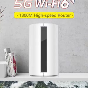 AX1800 Smart WiFi 6 Router with Mesh Support, Gigabit LAN & Dual-Band Connectivity